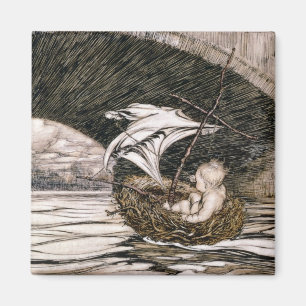 Íman J.M. Barrie   'que passou sob a ponte e veio