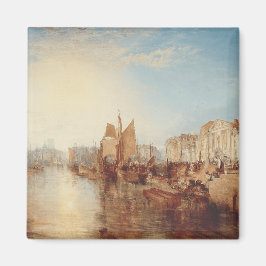 Íman J.M.W. Turner: Porto de Dieppe Arte Romântica Refi