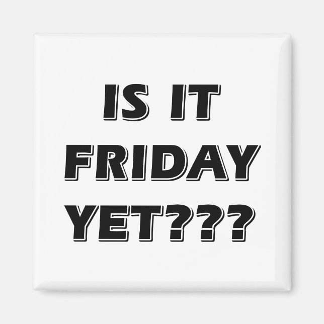 Íman Já É Sexta-Feira? (Frente)