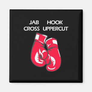 Íman Jab Hook Cross Uppercut Artes Marciais Boxe