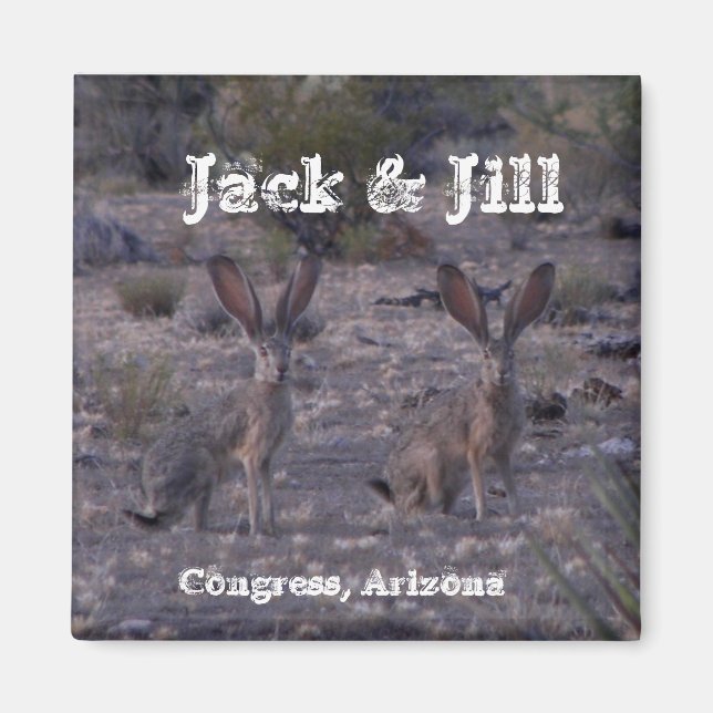 Íman Jack & Jill ~Jackrabbits~ (Frente)