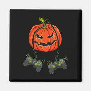Íman Jack O Lantern Video Gamer Controla Halloween B