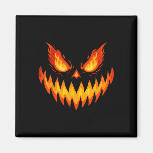 Íman Jack O Lanterna Assustado Pumpkin Esculpido No Dia