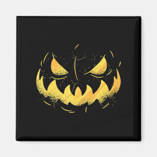 Íman Jack O Lanterna Assustado Pumpkin Esculpido No Dia