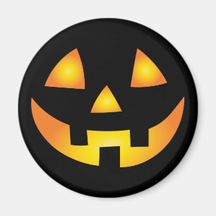 Íman Jack O Lanterna Assustador Pumpkin Rosto Halloween