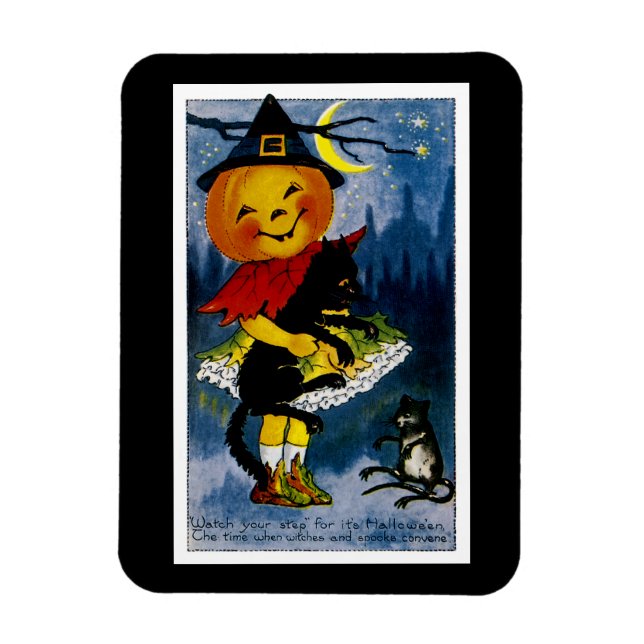Íman Jack o'Lantern Witch (Vertical)