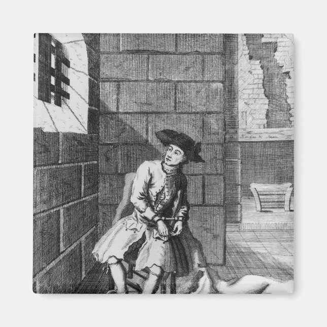 Íman Jack Shepperd na prisão Newgate, 1724 (Frente)