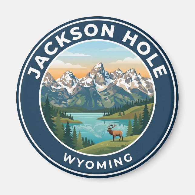 Íman Jackson Hole EUA (Frente)