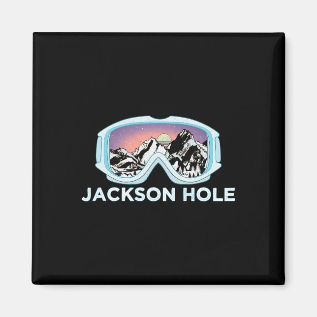 Íman Jackson Hole Ski Design Jackson Hole (Frente)