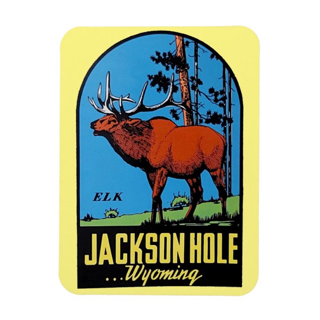Íman Jackson Hole, Wyoming Magnet (Vertical)