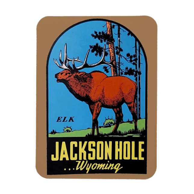 Íman Jackson Hole, Wyoming Magnet (Vertical)