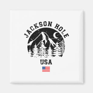 Íman Jackson Hole Wyoming Ski Resort Alpino Skiing Amer
