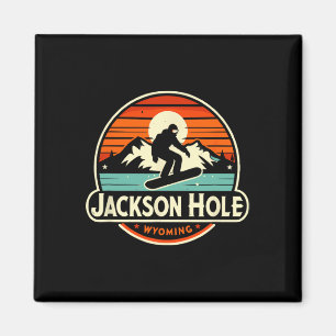 Íman Jackson Hole Wyoming Snowboard