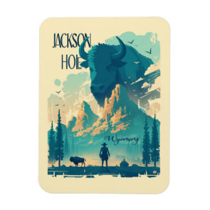 Íman Jackson Hole Wyoming Vintage