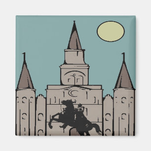 Íman Jackson Square French Quarter Poster