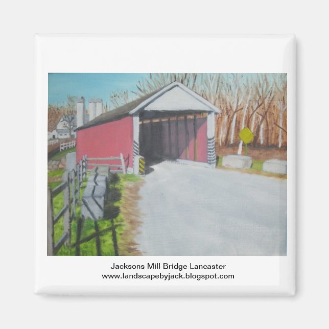 Íman Jacksons Mill Bridge Lancaster. (Frente)