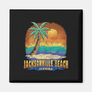 Íman Jacksonville Beach Flórida Vintage - Sov Afastado