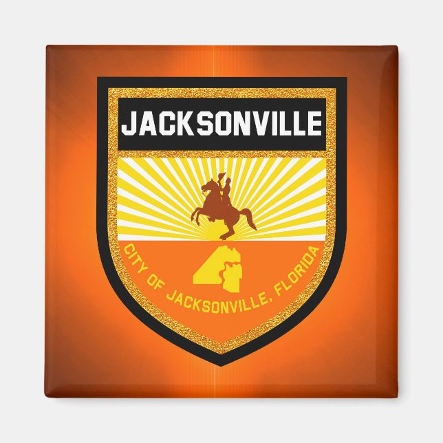Íman Jacksonville Flag (Frente)