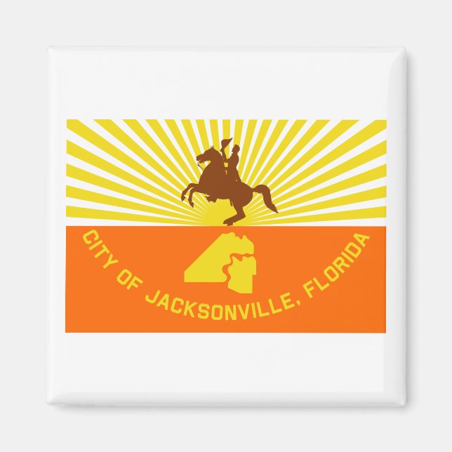 Íman Jacksonville Flag (Frente)