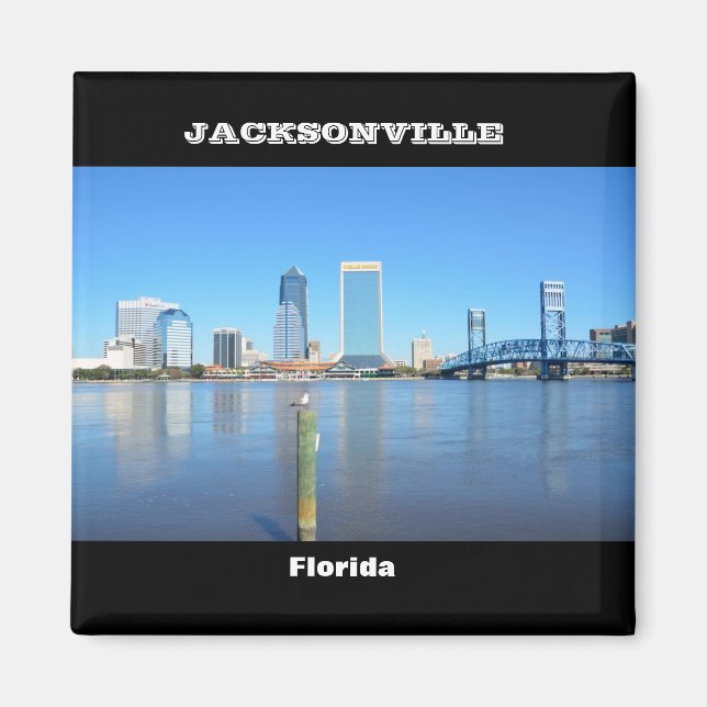 Íman Jacksonville, Florida Skyline (Frente)