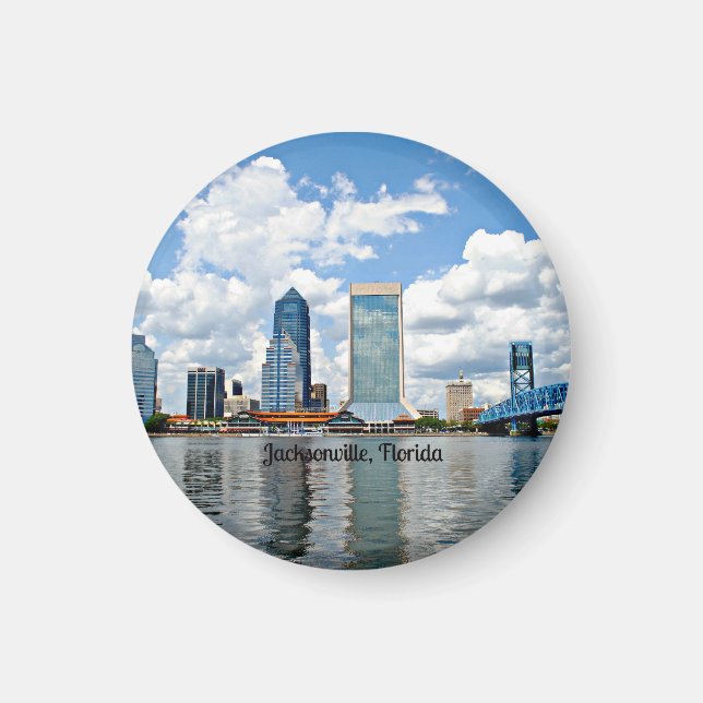 Íman Jacksonville, paisagem urbana da Florida (Frente)