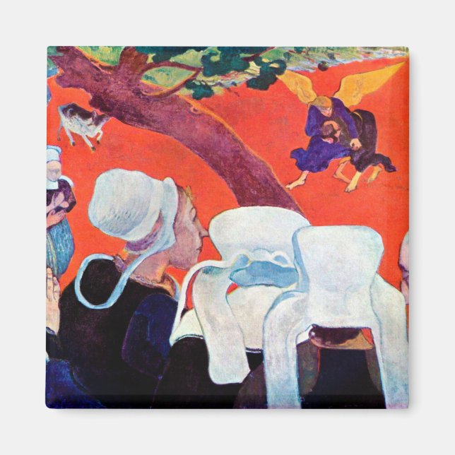 Íman Jacob Luta com o Anjo, Gauguin (Frente)