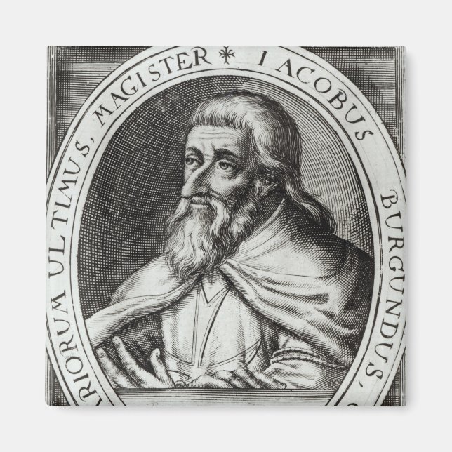 Íman Jacques de Molay Mestre dos Cavaleiros Templários (Frente)