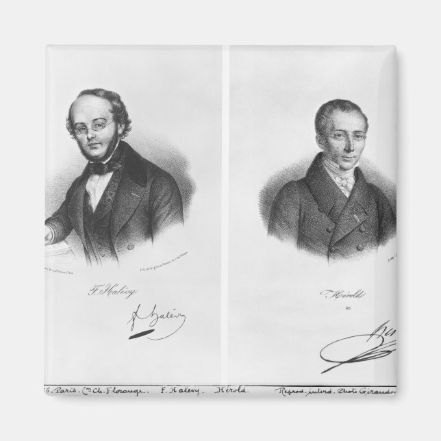 Íman Jacques Fromental Halevy e Ferdinand Herold (Frente)