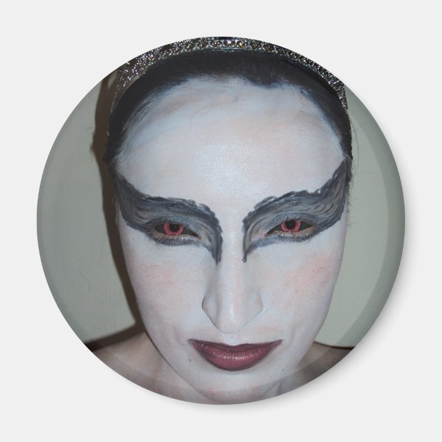 Íman Jacqui B Black Swan Magnet (Frente)