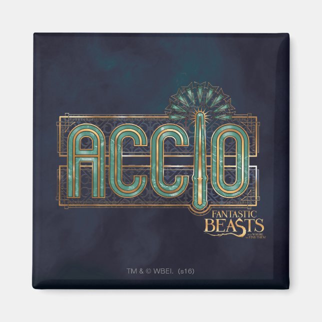 Íman Jade Art Deco ACCIO™ Spell Graphic (Frente)