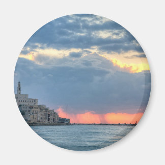 Íman Jaffa no pôr do sol