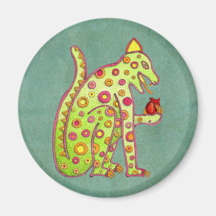 Íman Jaguar inspirado maia asteca