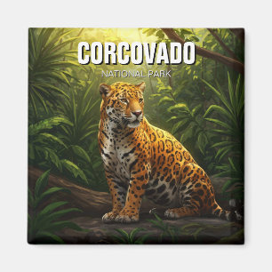 Íman Jaguar no Parque Nacional de Corcovado na Costa Ri