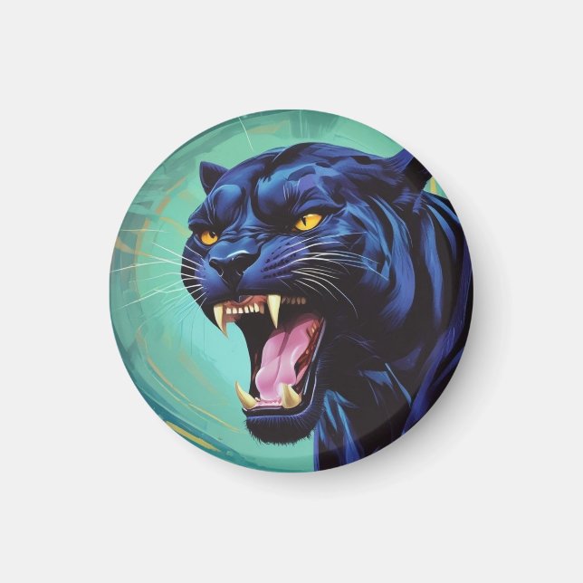 Íman Jaguar - Pantera Negra (Frente)