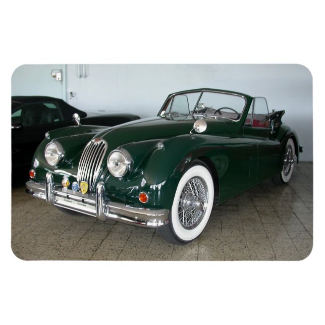 Íman Jaguar Verde Corrente XK 120 (Horizontal)