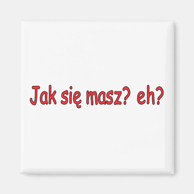 Íman Jak Sie Masz, hein? (Frente)