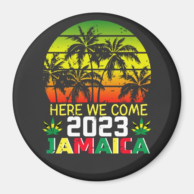 Íman Jamaica 2023 Aqui Vamos Circular (Frente)