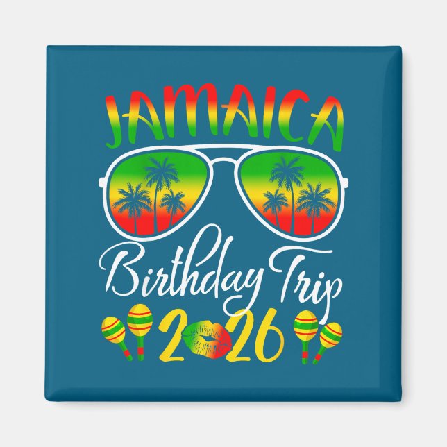 Íman Jamaica Birthday Trip Vacation Summer 2026 Outfit  (Frente)