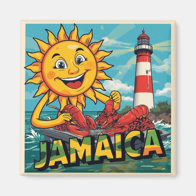 Íman Jamaica feliz (Frente)