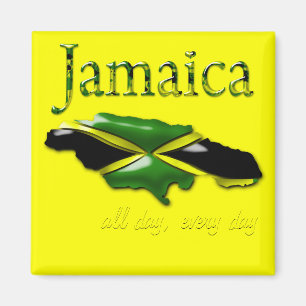 Íman Jamaica o dia inteiro, cada ímã do dia