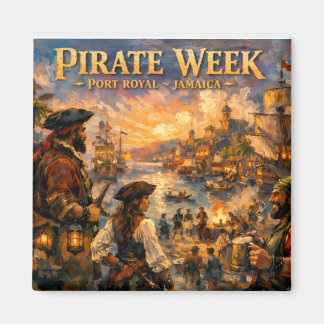 Íman Jamaica pirate weekend port royal