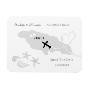 Íman Jamaica Wedding Destination Save The Date (O Desti