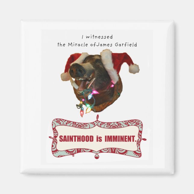 Íman James Garfield para Sainthood (Frente)