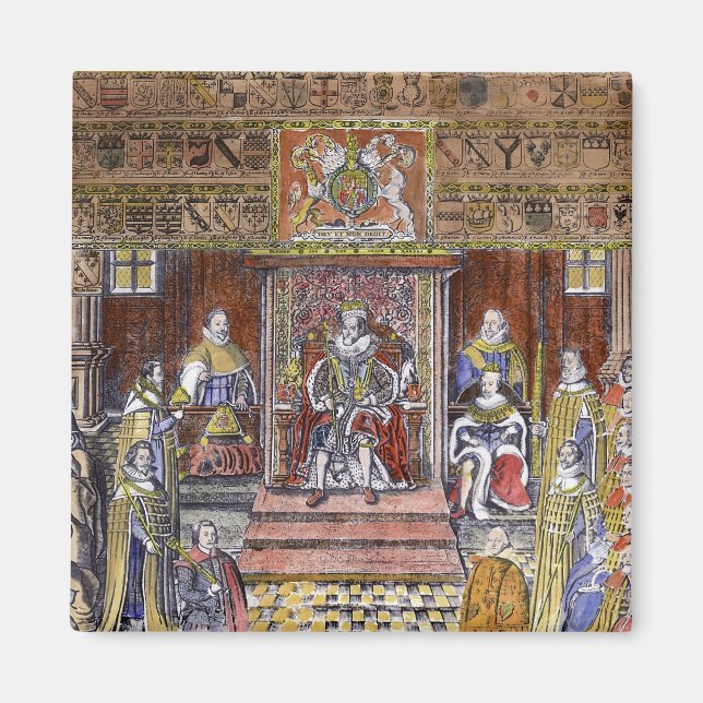 Íman James I da Inglaterra no Court, (Frente)