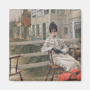 Íman James Tissot   À espera do ferry, c.1878
