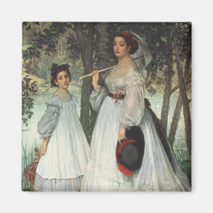 Íman James Tissot as duas irmãs: Retrato, 1863