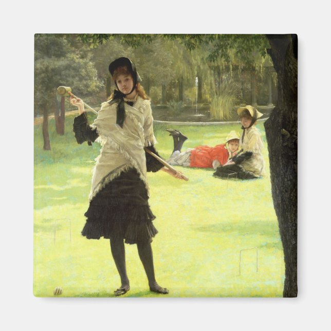 Íman James Tissot | Croquet, c.1878 (Frente)