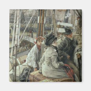 Íman James Tissot   pela água, c.1881-2