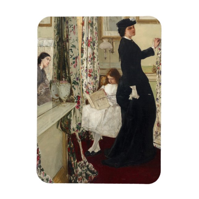 Íman James Whistler - A Sala de Música (Vertical)
