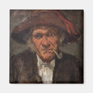 Íman James Whistler - Homem Fumando um Pipe